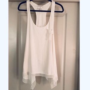 Costa Blanca Racerback Handkerchief Tank